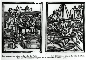 Vérificateurs de vin et marchands de sel, 1501